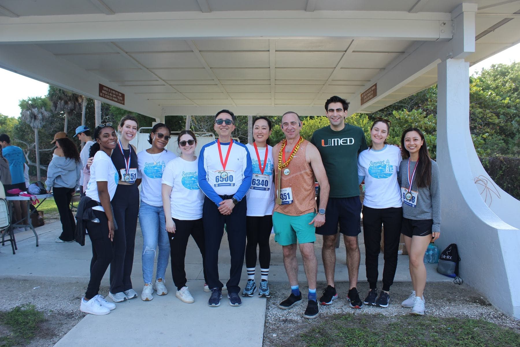 The SunSmart organizing team on race morning